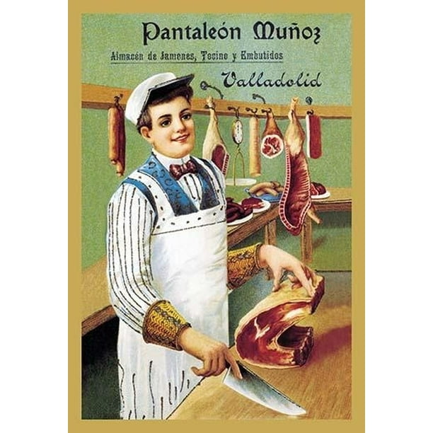 Poster 24/" x 36/" Meat Sausage Ham